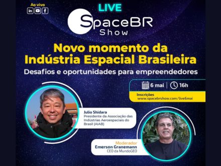 AIAB DEBATE FUTURO DA INDÚSTRIA ESPACIAL EM LIVE DO SPACEBR SHOW